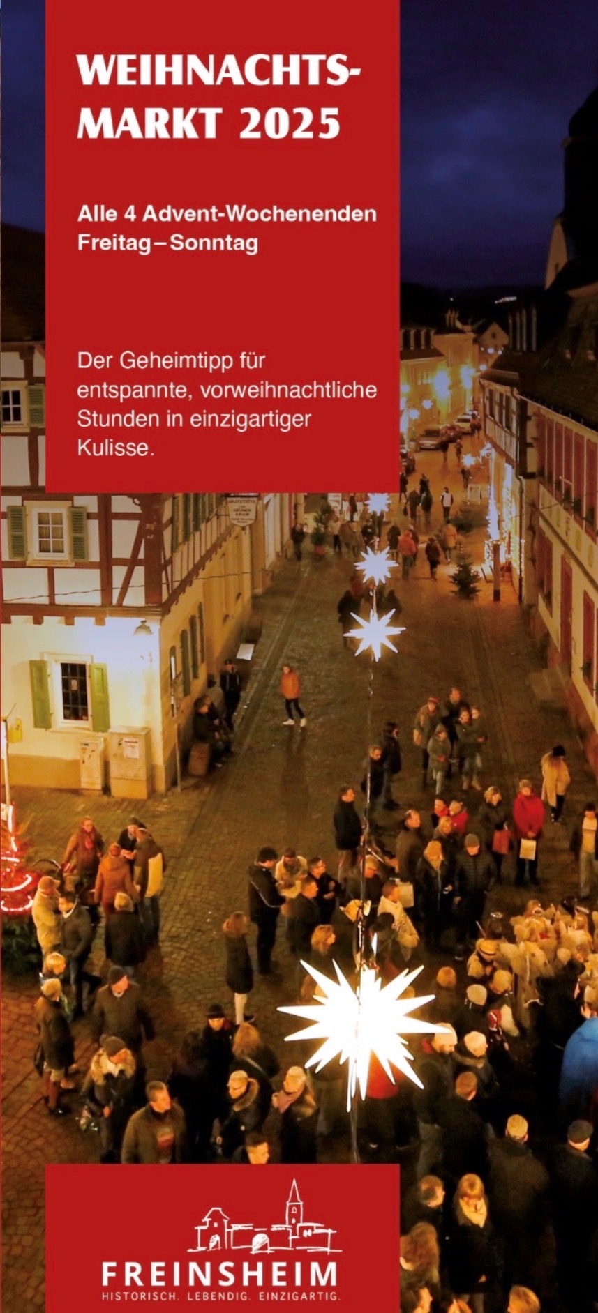 Weihnachtsmarkt Freinsheim Flyer